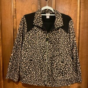 Chico’s Leopard Print Jacket